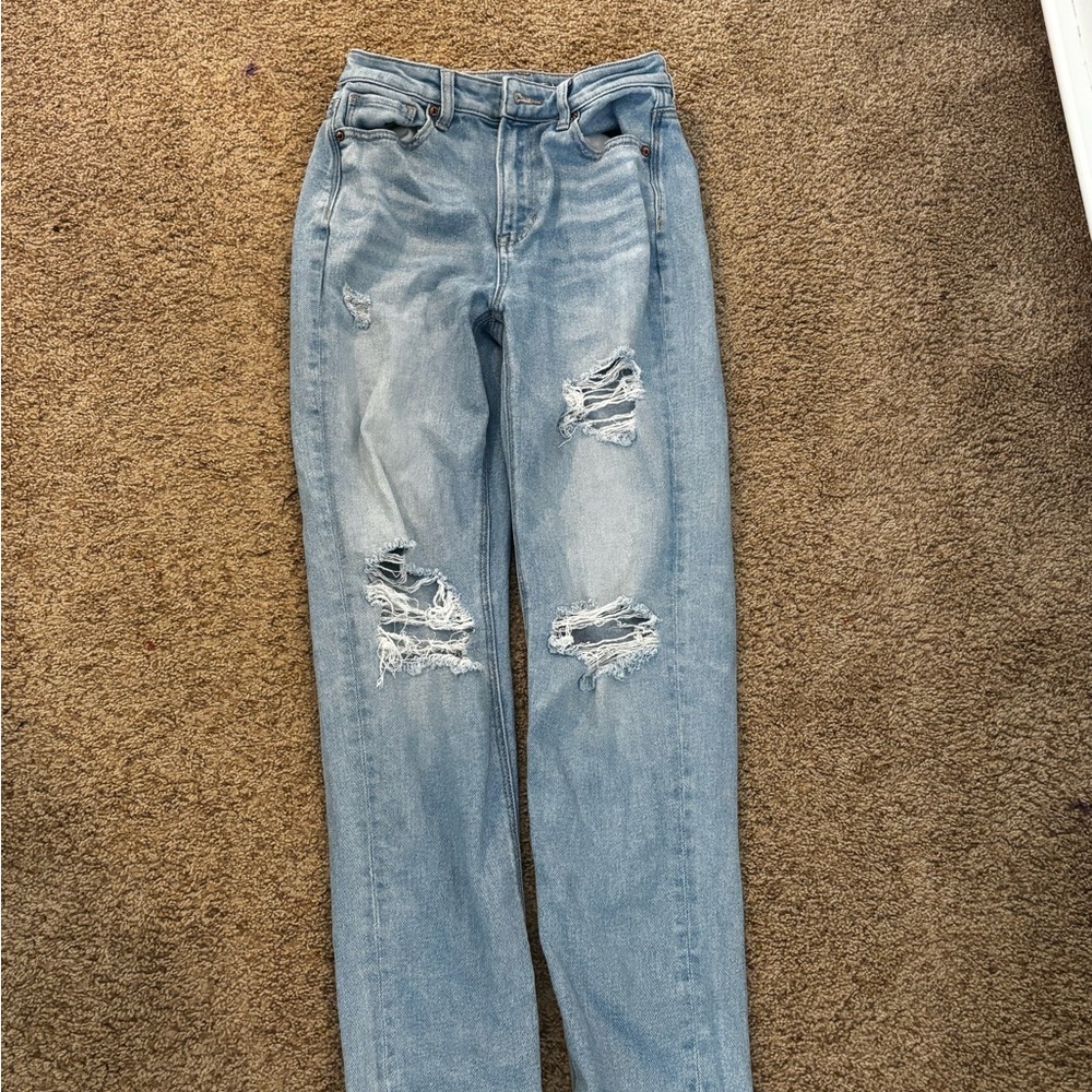 American Eagle Outfitters Blue Straight Leg Jeans